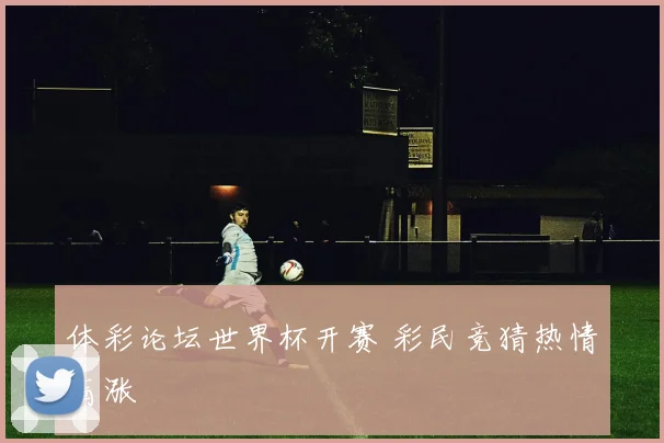体彩论坛世界杯开赛 彩民竞猜热情高涨