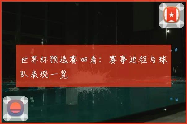 世界杯预选赛回看:赛事进程与球队表现一览